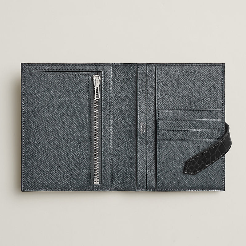 関税負担なし    ベアン ミックスレザーショートウォレット    Ref:H082388CKAG